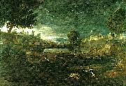 landscape with pyramus and thisbe Nicolas Poussin